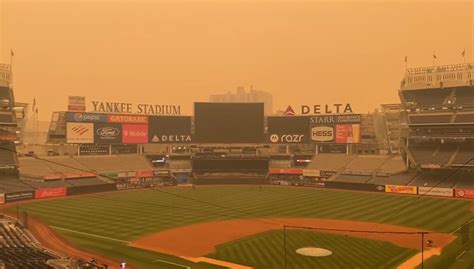 Tonight’s Chicago White Sox-New York Yankees game is postponed because of ‘clearly hazardous’ air from Canadian wildfires